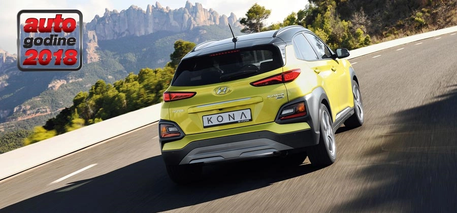 Hyundai KONA je Auto godine 2018.! Urbana, izražajna i namijenjena za individualce, KONA se ističe gdje god se nalazi, pa tako i u ovom izboru!