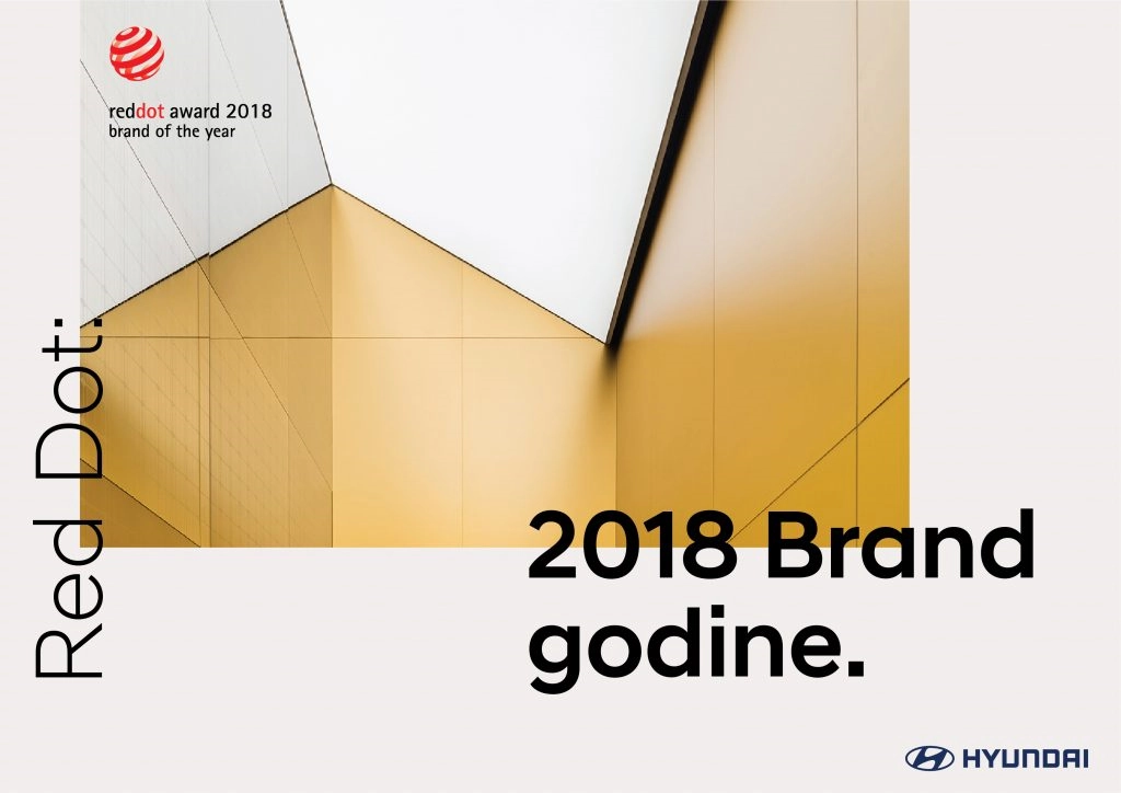 Hyundai je ponovno pobijedio na Red Dot dodjeli nagrada i osvojio Red Dot: Brand godine 2018.