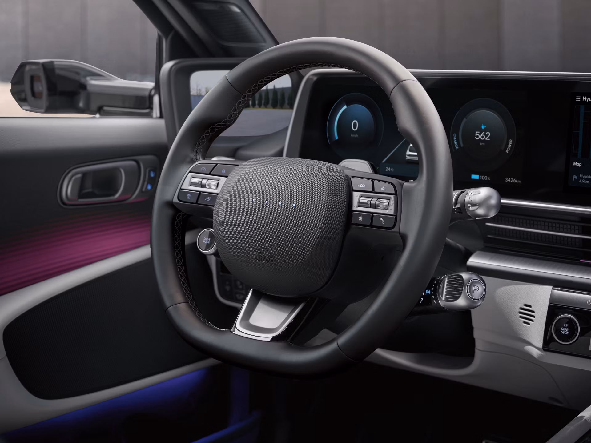 Interaktivni upravljač u novoj električnoj limuzini Hyundai IONIQ 6.